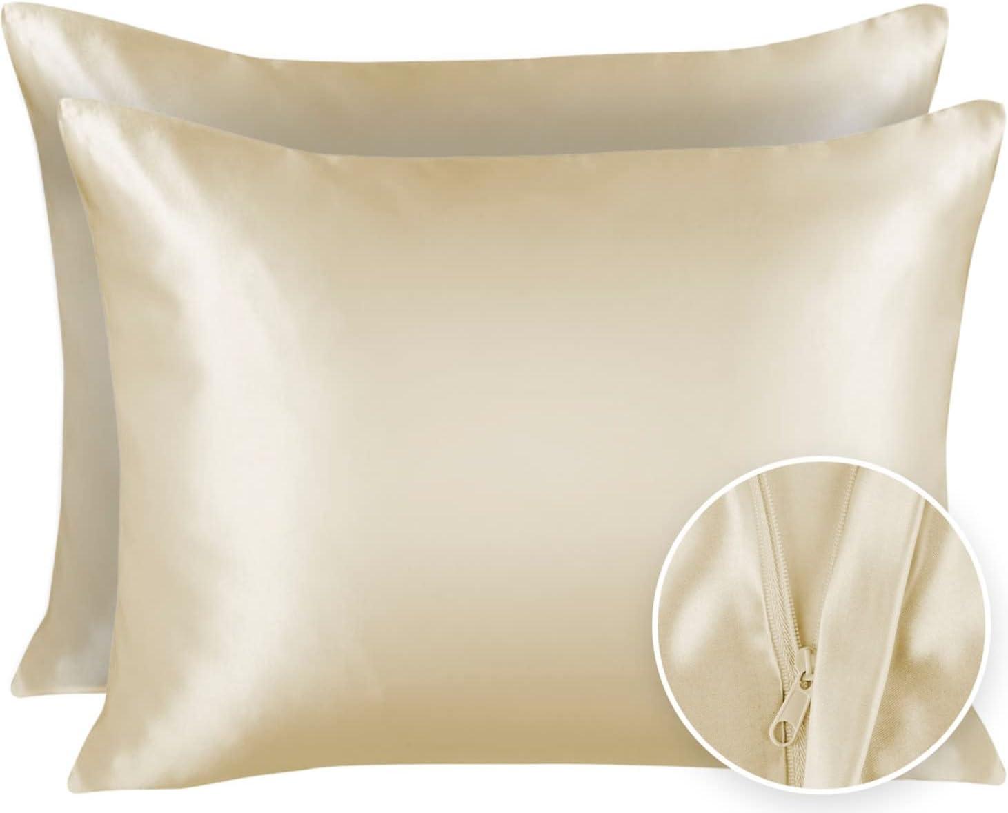 Shopbedding Blissford Satin Pillowcase with Zipper