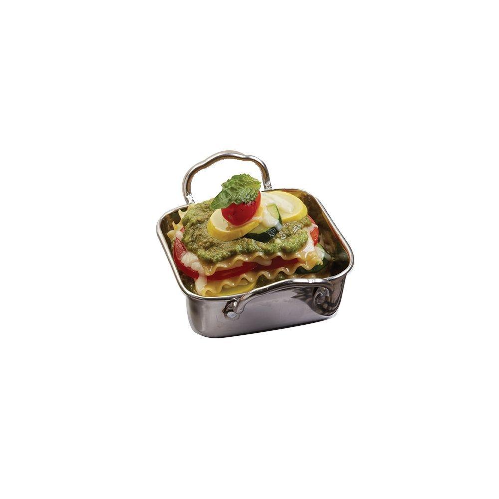 Stainless Steel Mini Rectangular Roasting Pan with Handles