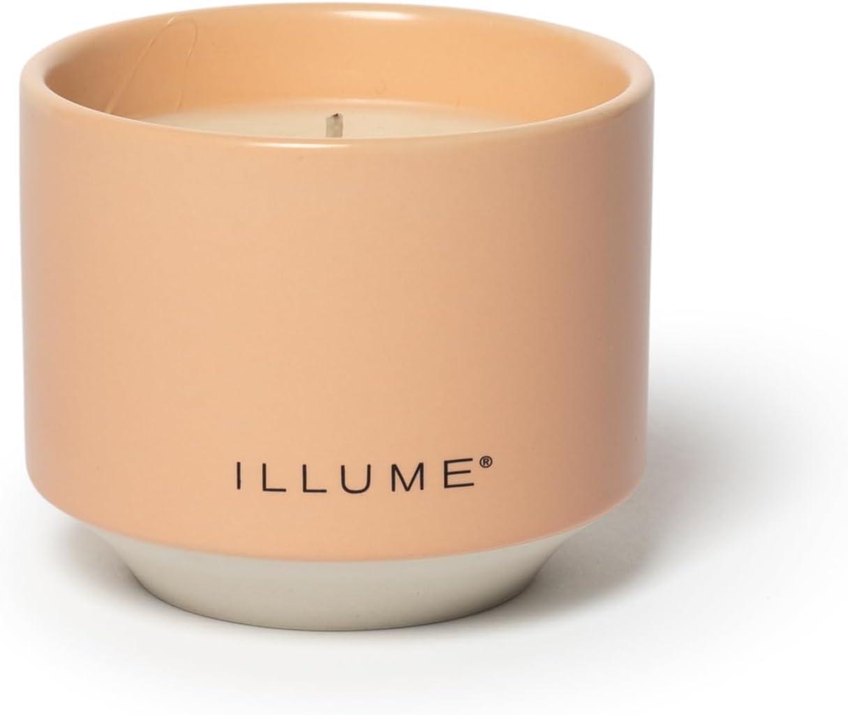 ILLUME Beautifully Done Baltic Glass Candle, Paloma Petal