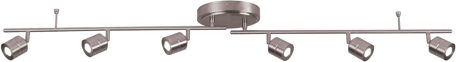 AFX Core 55.13'' 6 -Light Rail Track Kit with Dimmable and Adjustable Head