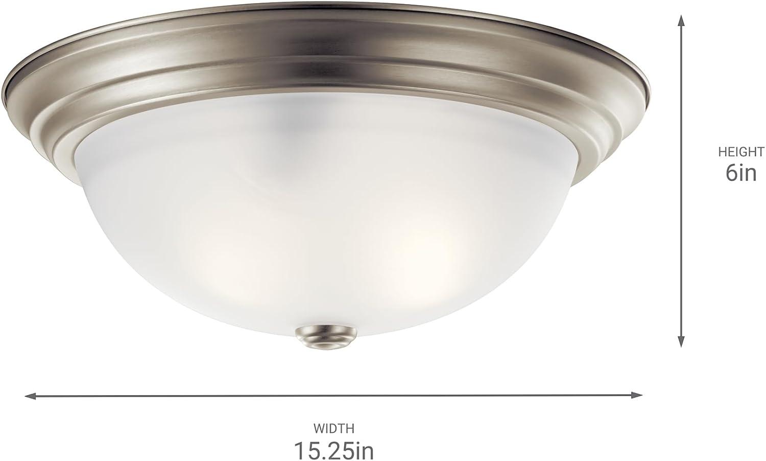 Kichler Lighting 3 - Light Flush Mount in  Brushed Nickel