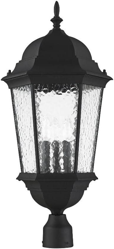 Livex Lighting Hamilton 3 - Light Post Light in  Textured Black