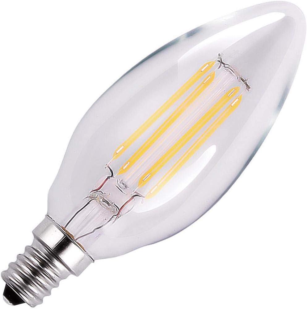 Dimmable Clear Blunt Tip LED Light Bulb