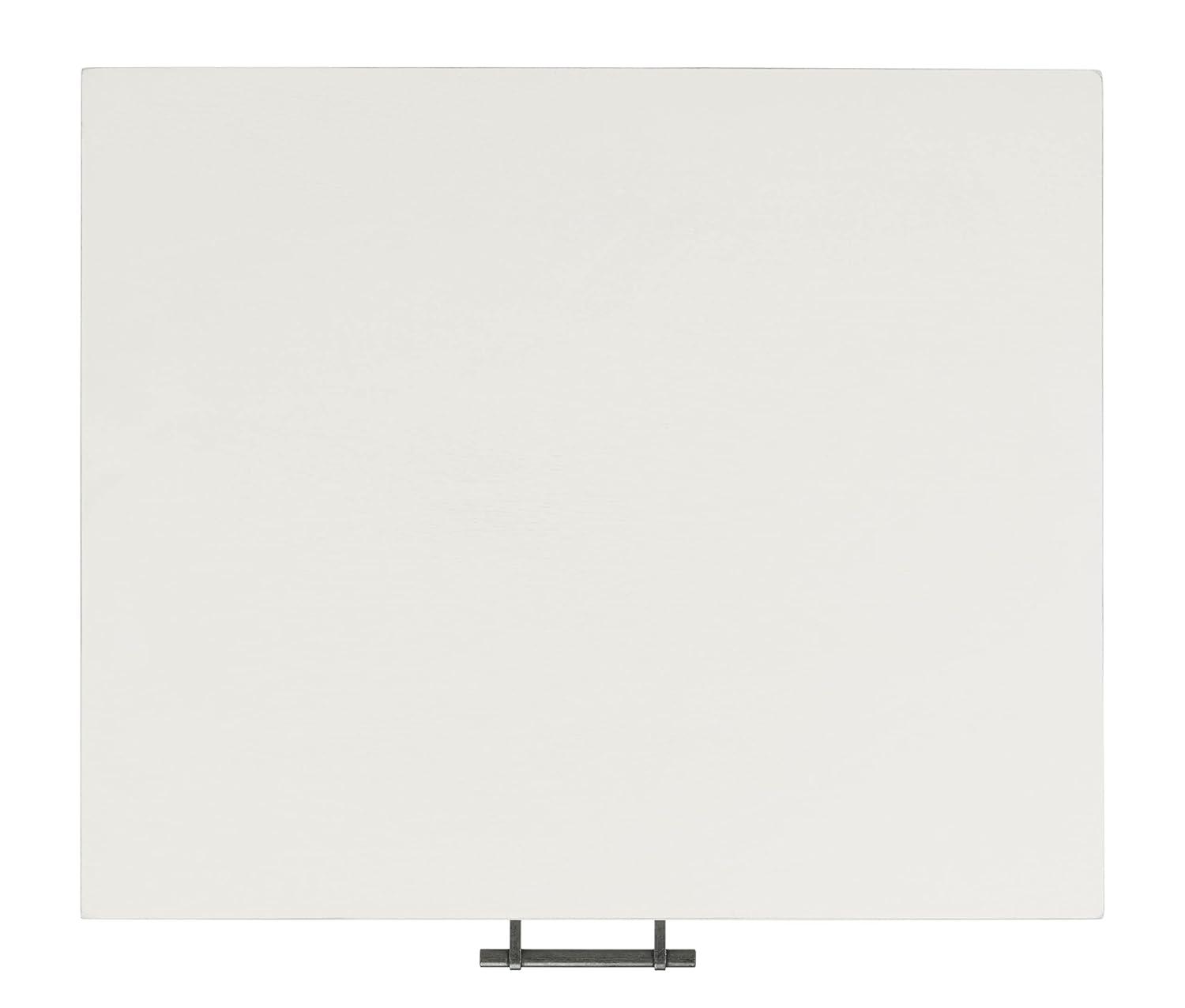 Ajana 1 Drawer Accent Table - Distressed White - Safavieh.