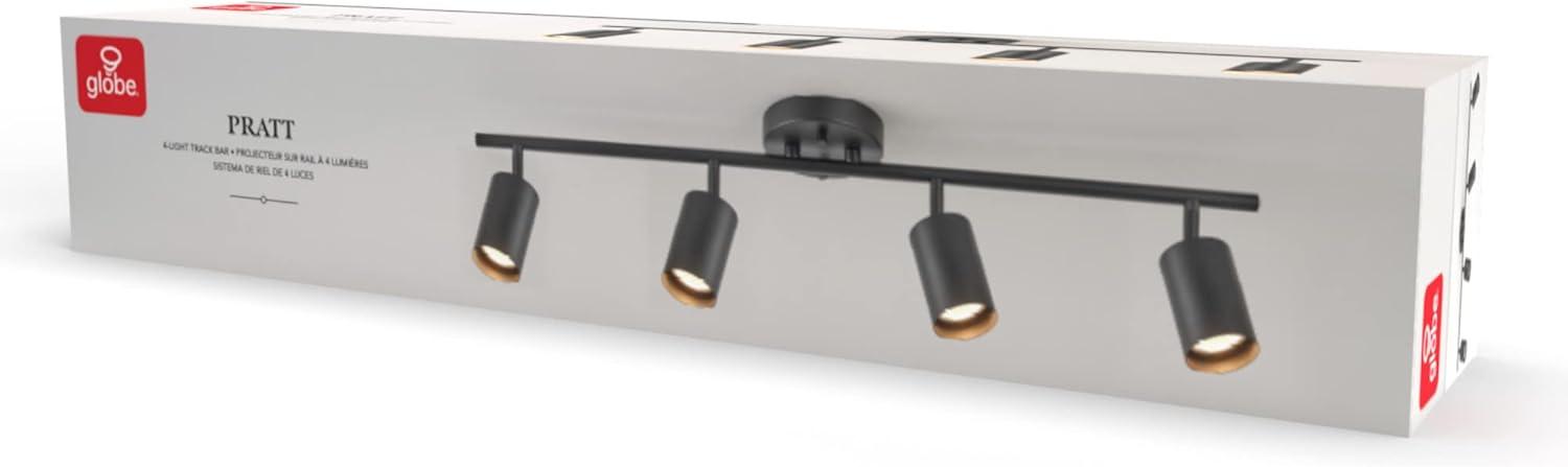 Globe Electric 64000012 4-Light Halogen Track Lighting, Oil-Rubbed Bronze - Quantity 1