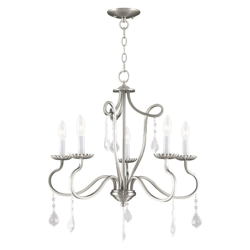 Livex Lighting Callisto 5 - Light Chandelier in  Brushed Nickel