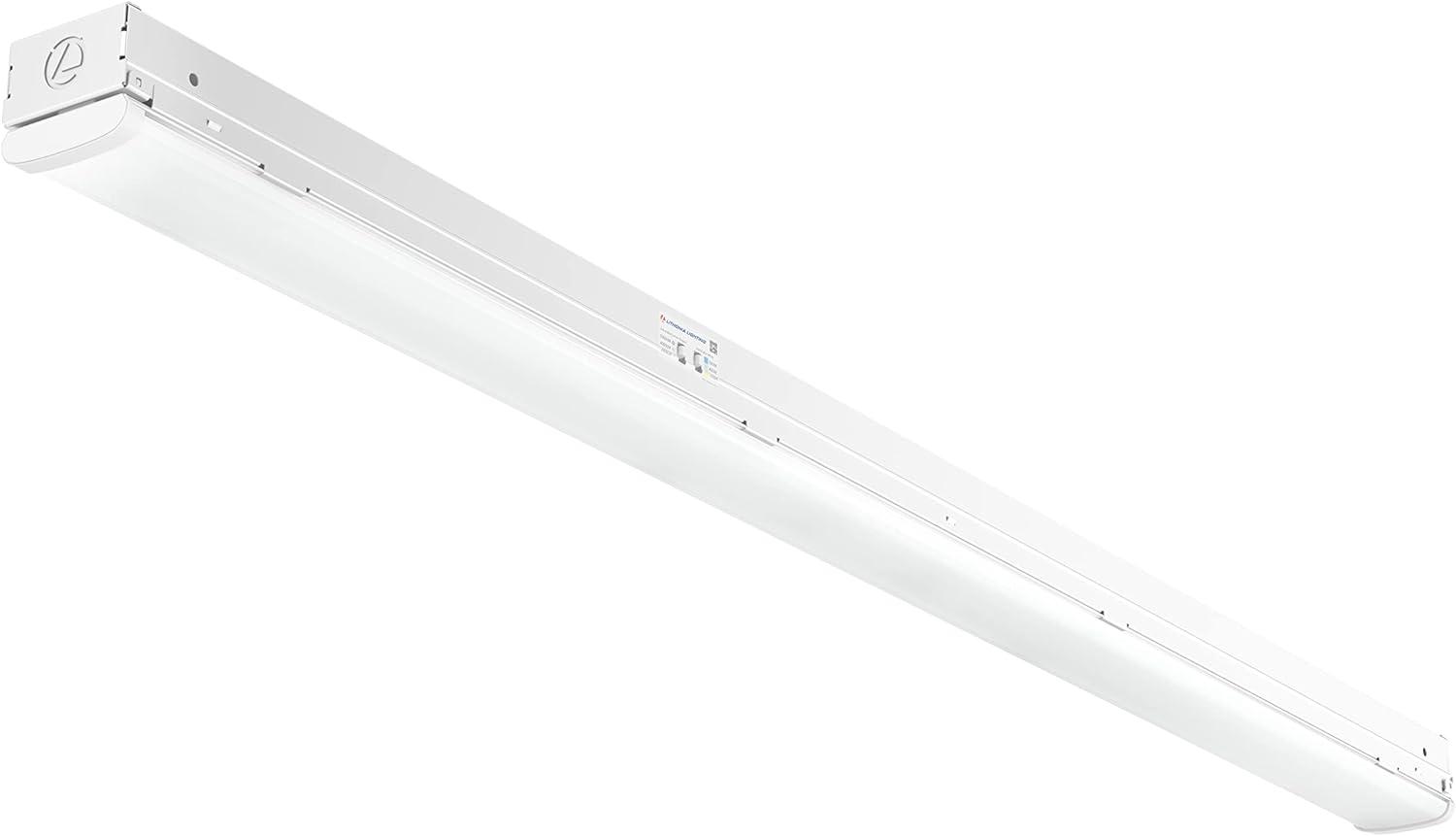 MNSS Series 48-Inch White LED Strip Light with Glass Cover