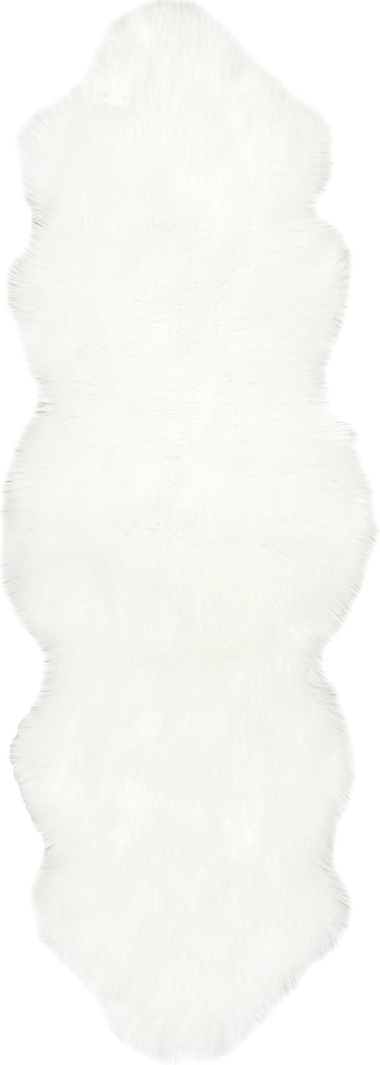 Nuloom Terrell Solid Faux Sheepskin Indoor Area Rug