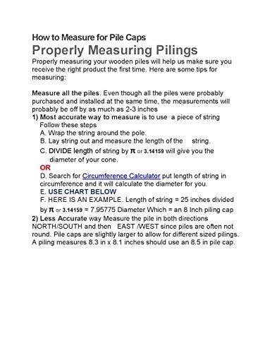 11" White Cone Dock Piling Cap / Piling Cover From 6" to 13" - White 11 inch Piling Cap