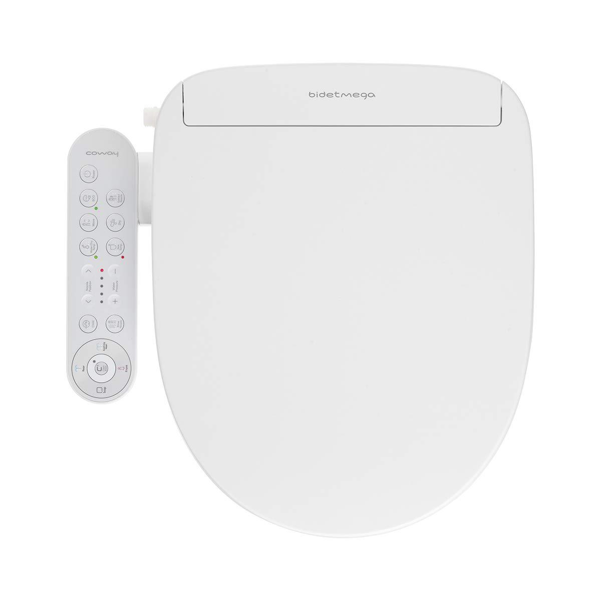 Coway Bidetmega 200 Round White Heated Bidet Seat