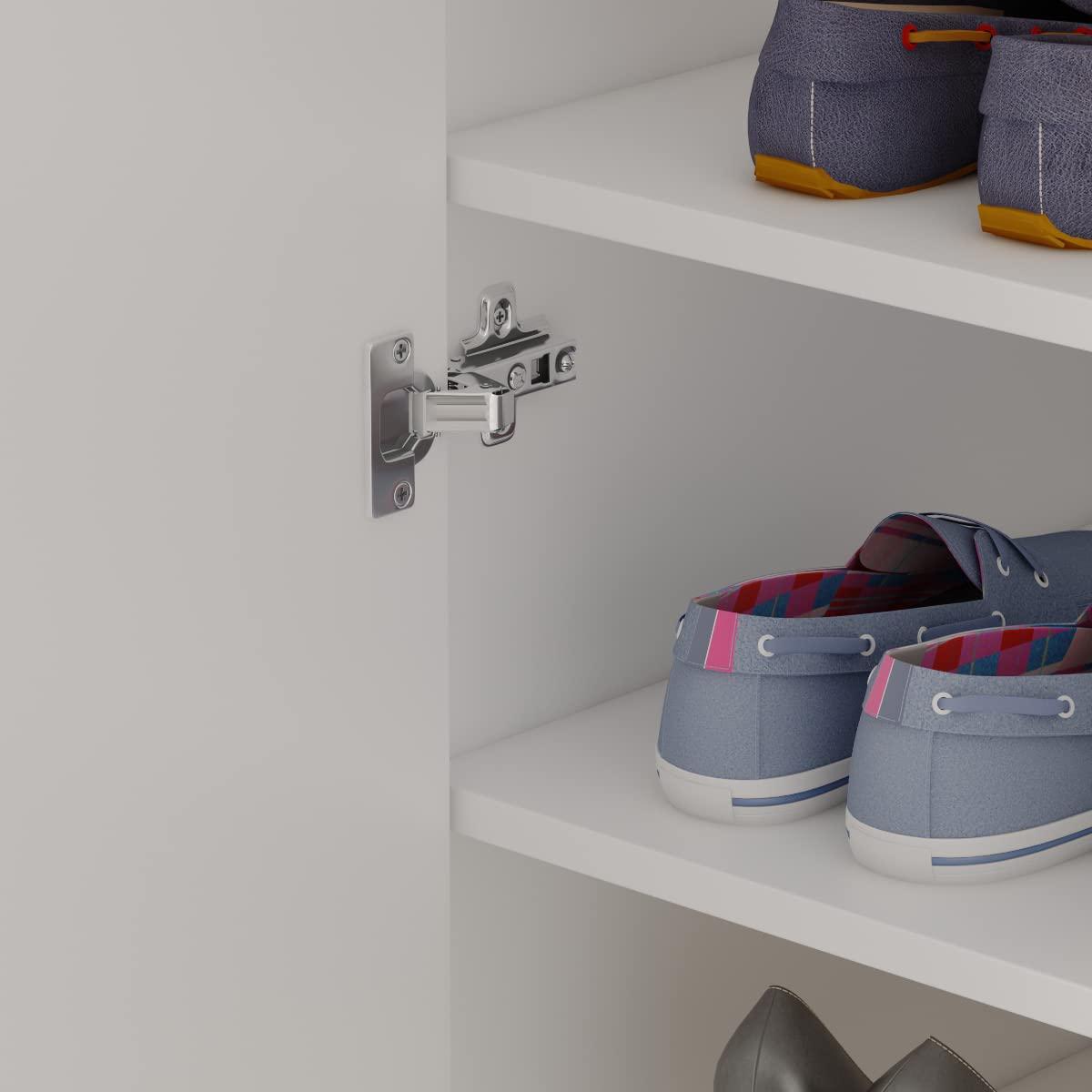 71" Closet Storage Cabinet 8-Tier Shoe Rack with Wheel Entryway Shelf - 23.6"L x 15.7"W x 70.9"H