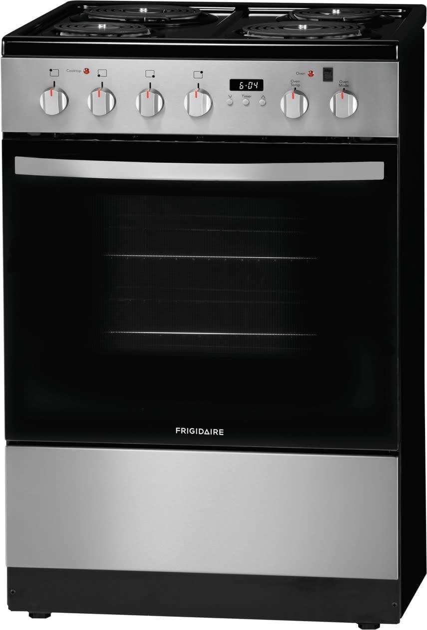 FRIGIDAIRE FFEH2422UW 24" freestanding coil electric range
