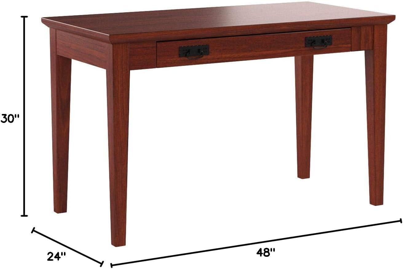 Leick Furniture Boulder Creek Mission Wood Laptop-Writing Desk in Cherry