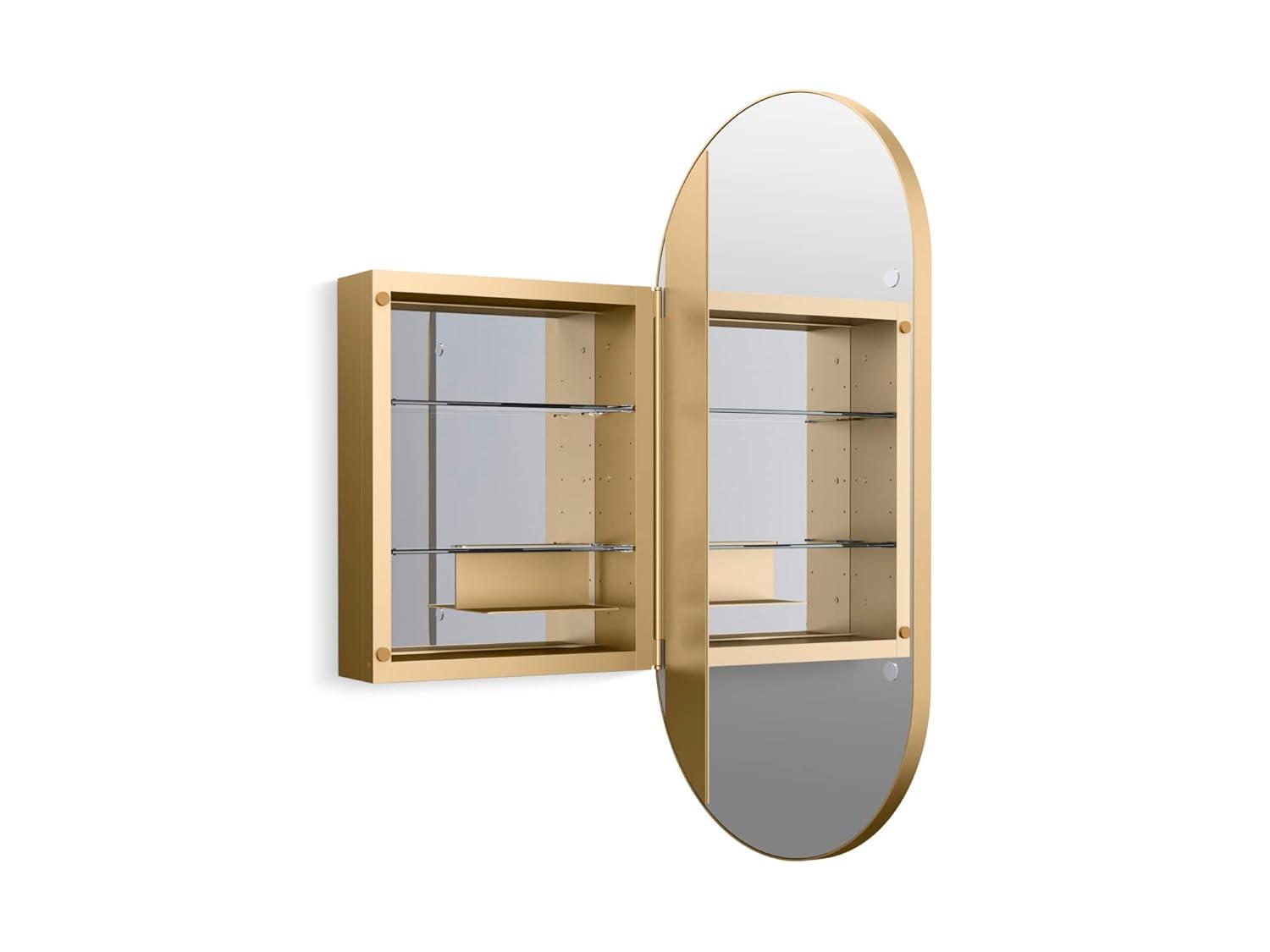 Essential Capsule Wall Mirror, Bathroom/Vanity Mirror with Frame
