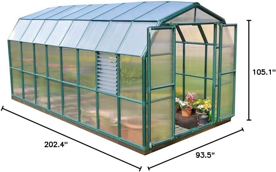 Canopia Palram - Canopia Prestige 2 Twin Wall 8' W Greenhouse with Starter Kit