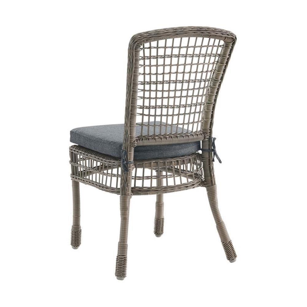 Carolina All-Weather Wicker Dining 5-Piece Dining Set with 42" Diameter Outdoor Dining Table and Four 37"H Chairs