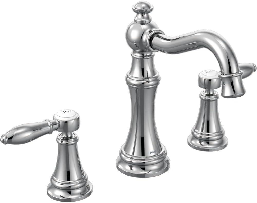 Weymouth Widespread Bathroom Faucet with Drain Assembly