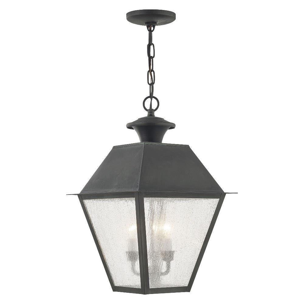 Livex Lighting Mansfield 3 - Light Pendant in  Charcoal