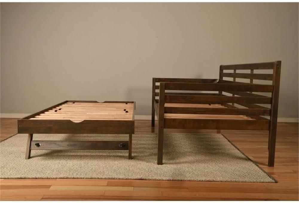 Kodiak Furniture Twin to King Size Daybed in Wood in Rustic Walnut