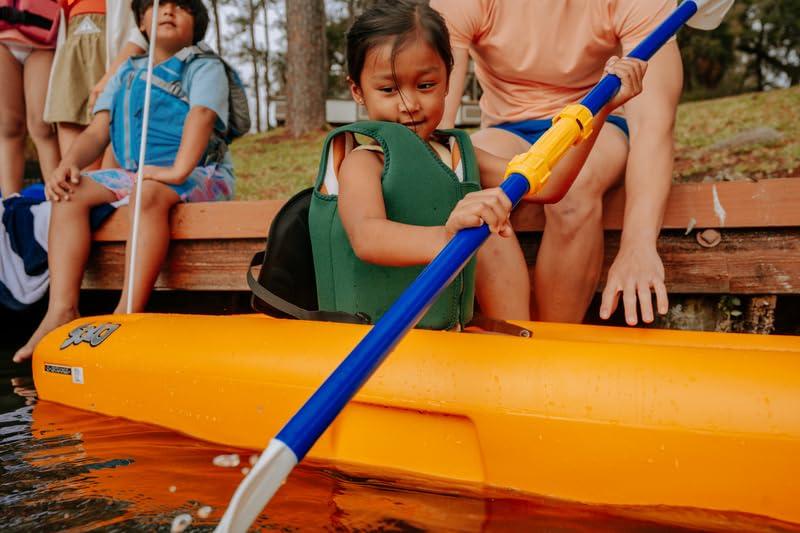 Pelican - Solo - Sit-on-top Kayak- For Kids Kayak - Paddle Included - 6 ft Mango