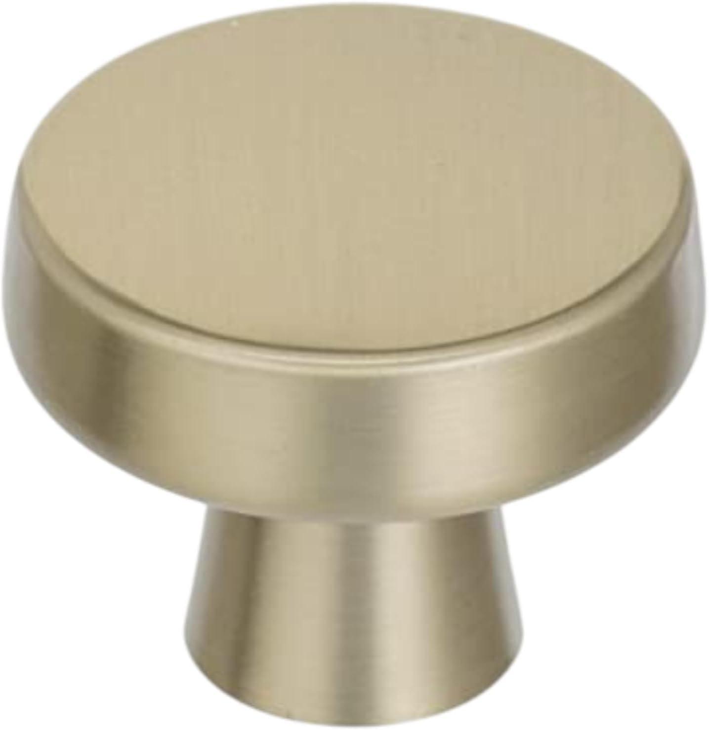 Amerock Blackrock 1-5/16 inch (33mm) Diameter Golden Champagne Cabinet Knob