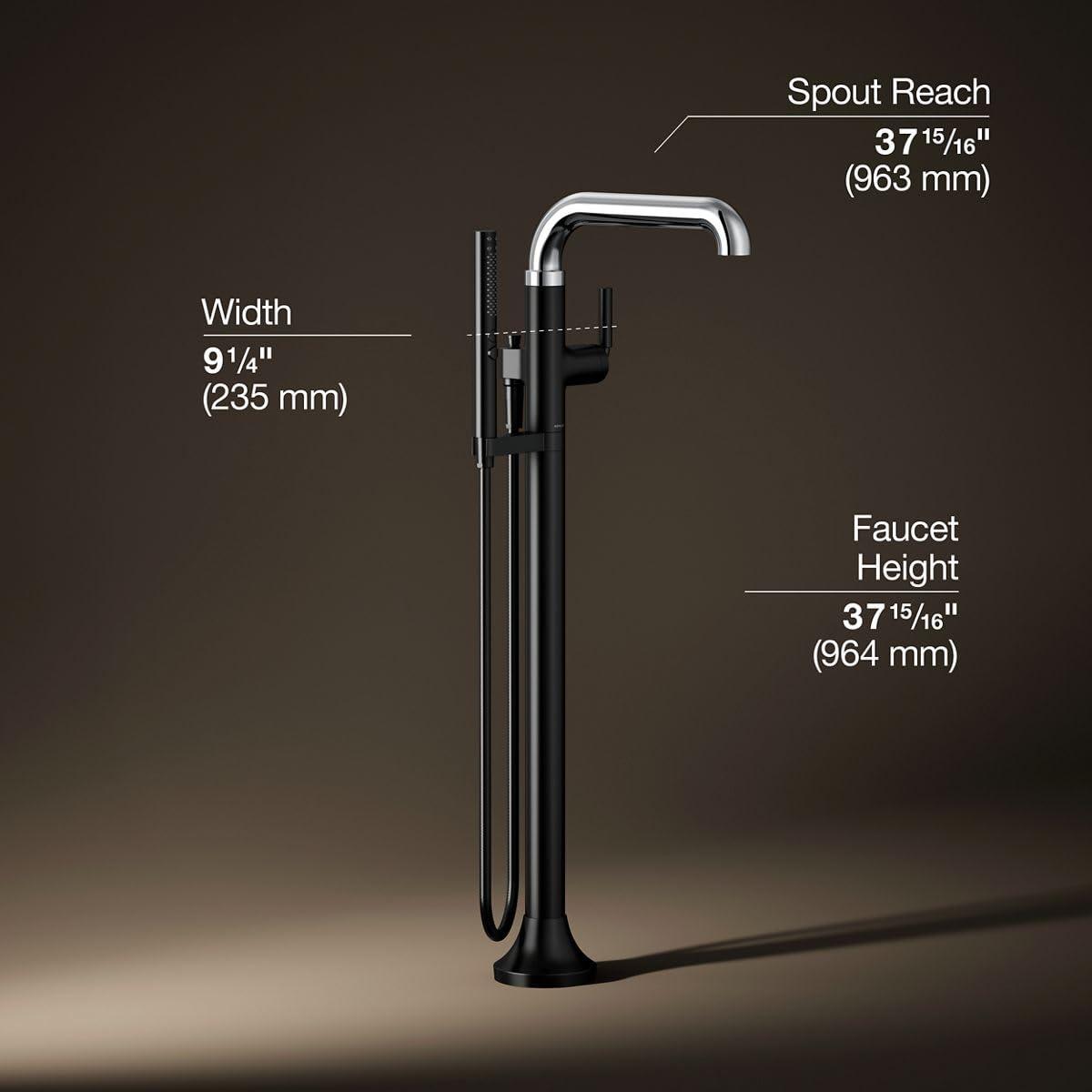 Tone Floor Mounted Clawfoot Tub Faucet