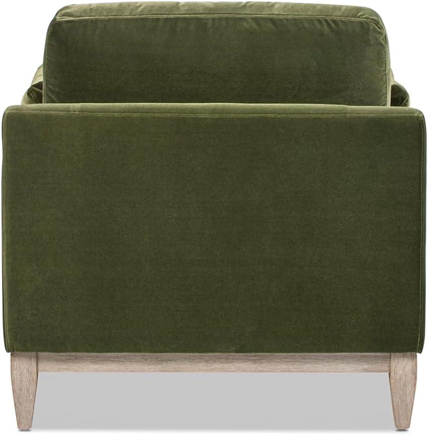 Jennifer Taylor Home Pasadena Modern Farmhouse Chaise Lounge Chair, Olive Green