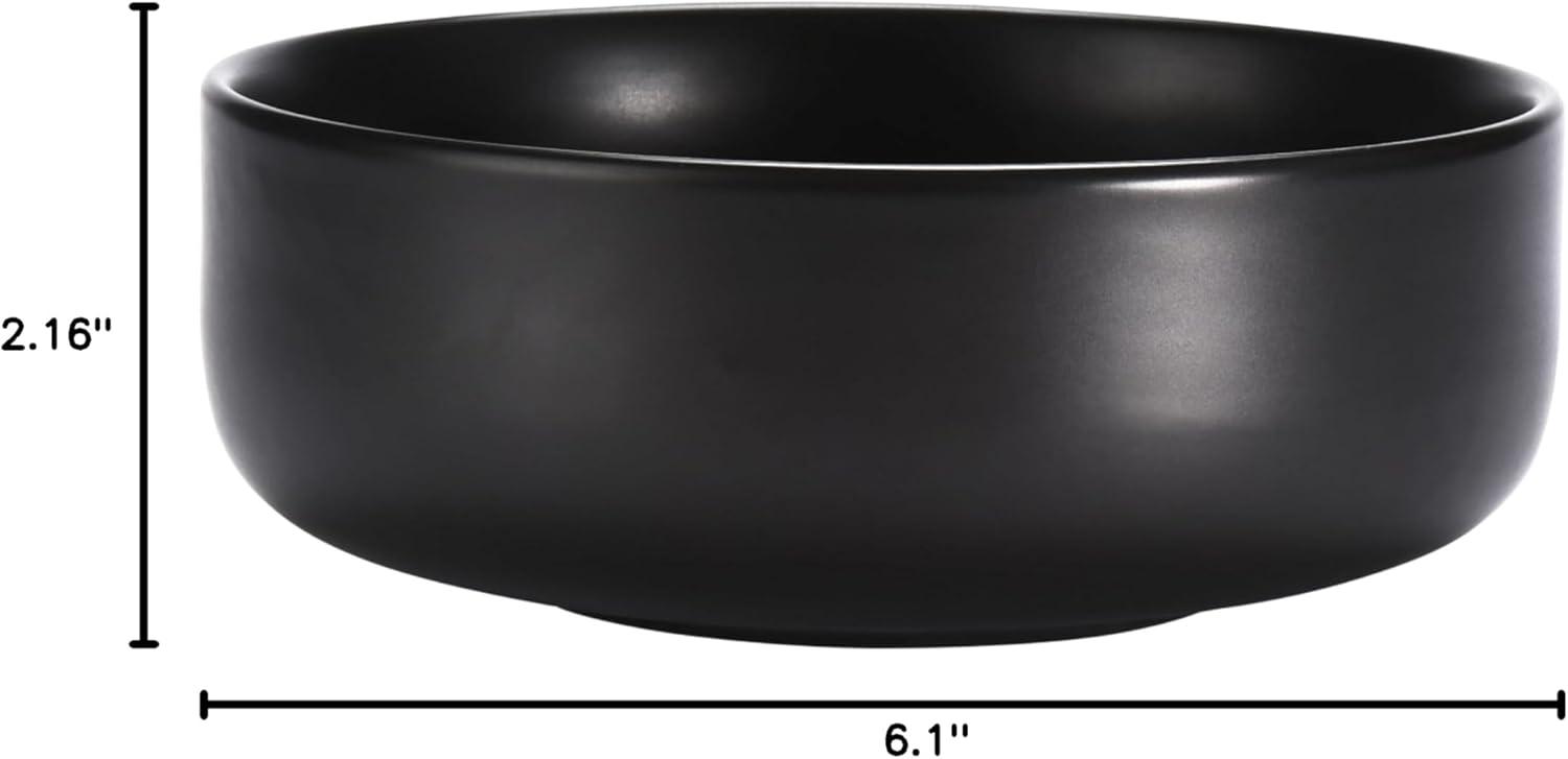 Bruntmor - Polka Dot Colorful Decorative Everyday Porcelain Ceramic Dinner