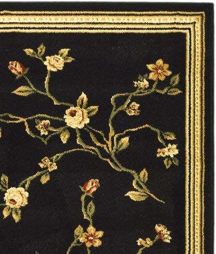 Lyndhurst LNH220 Power Loomed Runner Rug - Black - 2'3"x8' - Safavieh.
