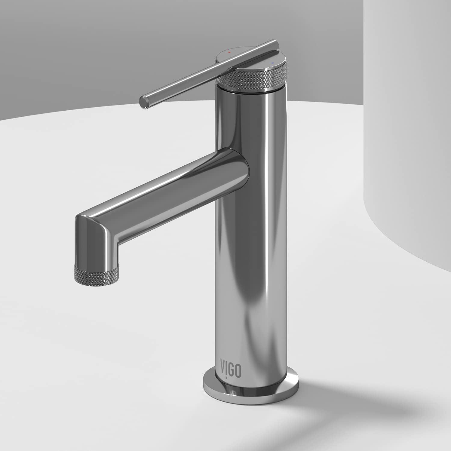 Sterling 7" H Single Handle Single Hole Bathroom Faucet