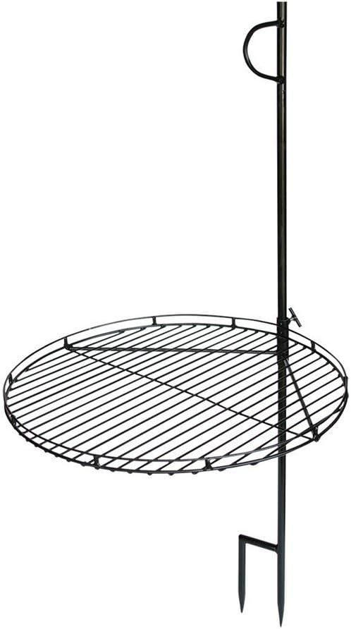 Blue Sky 24" Portable Swing Away Charcoal Grill with Adjustable Post