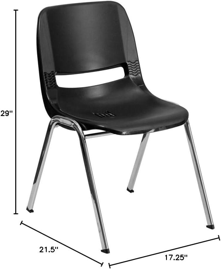 Lena 661 lb. Capacity Ergonomic Shell Stack Chair