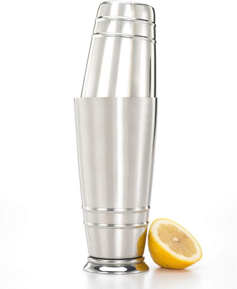 Mirror Finish Silver Stainless Steel Cocktail Shaker Set