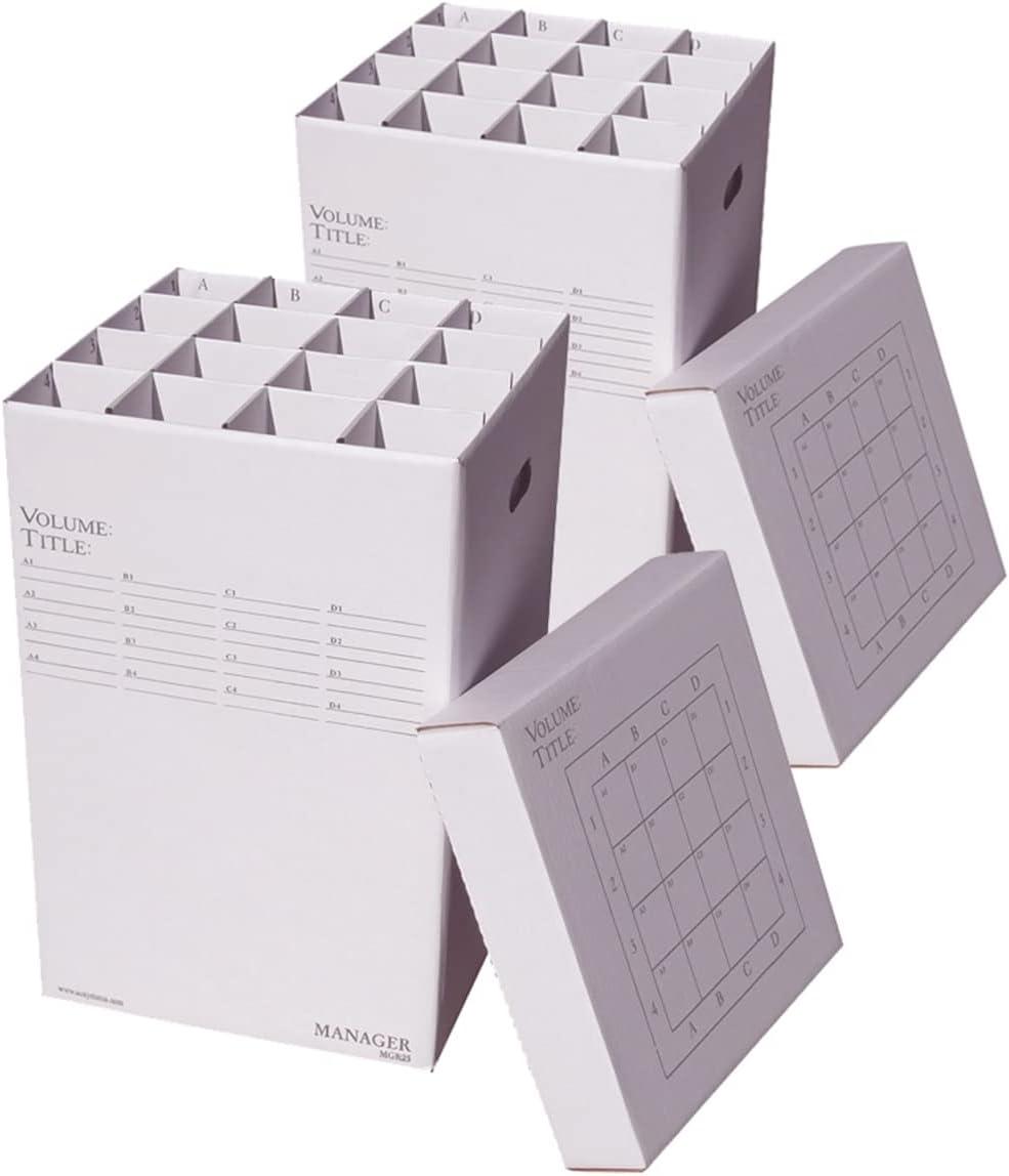 Cardboard Rolled Files Box (Set of 2)