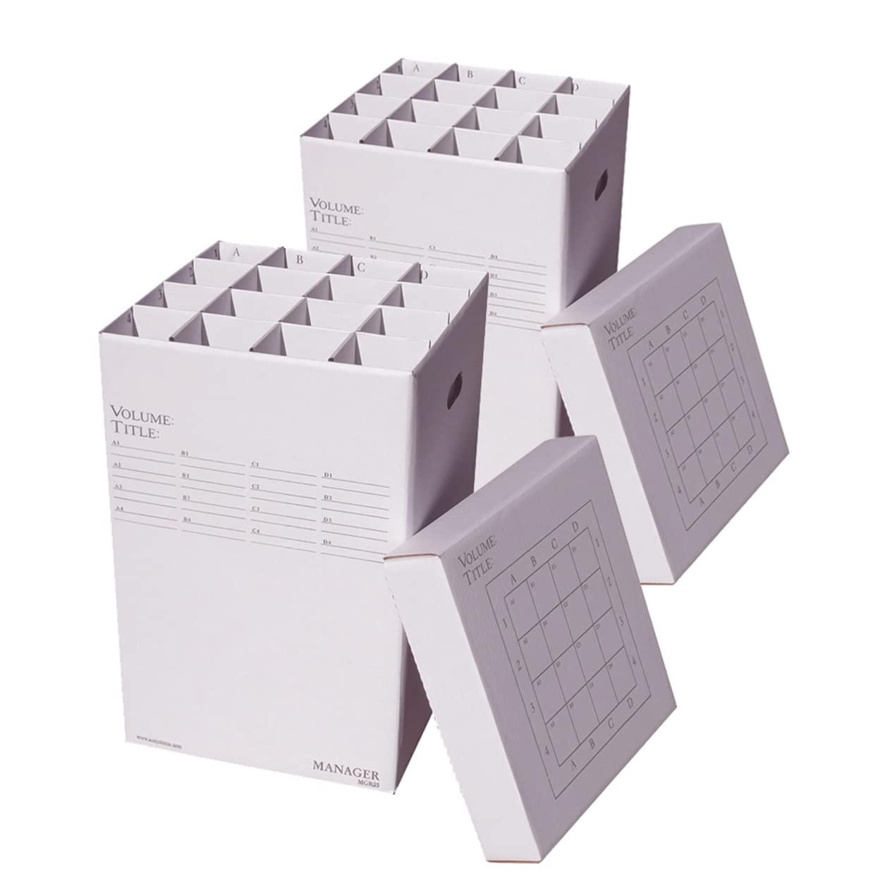 Advanced Organizing Systems Cardboard Rolled Files Box (Set of 2)