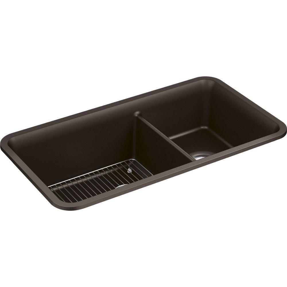 Cairn® 34" L x 18" W Double Basin Undermount with Accessories