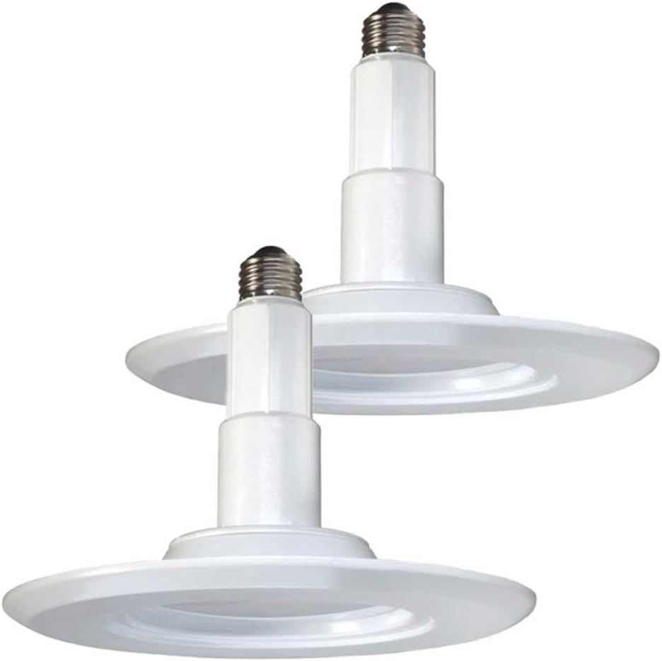 White Glass LED Recessed Retrofit Light Kit