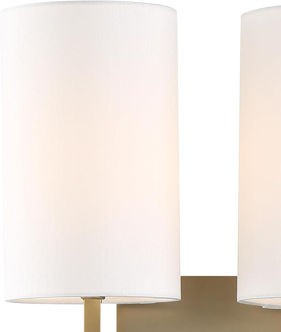 Two Light Wall Sconce-Aged Brass Finish Crystorama Lighting Ver-242-Ag