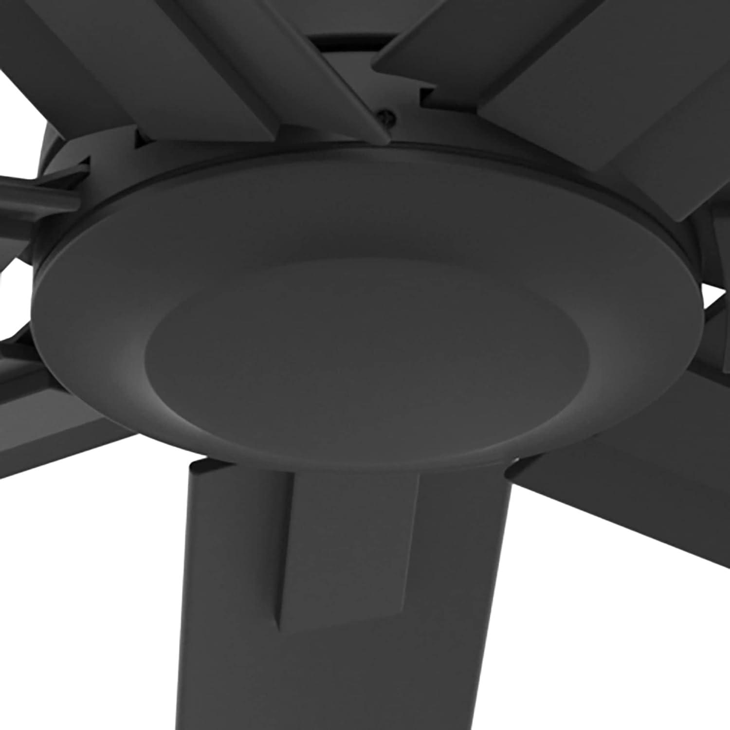 Downtown 60" 7 - Blade ENERGY STAR® Damp Rated Standard Ceiling Fan with Wall Control