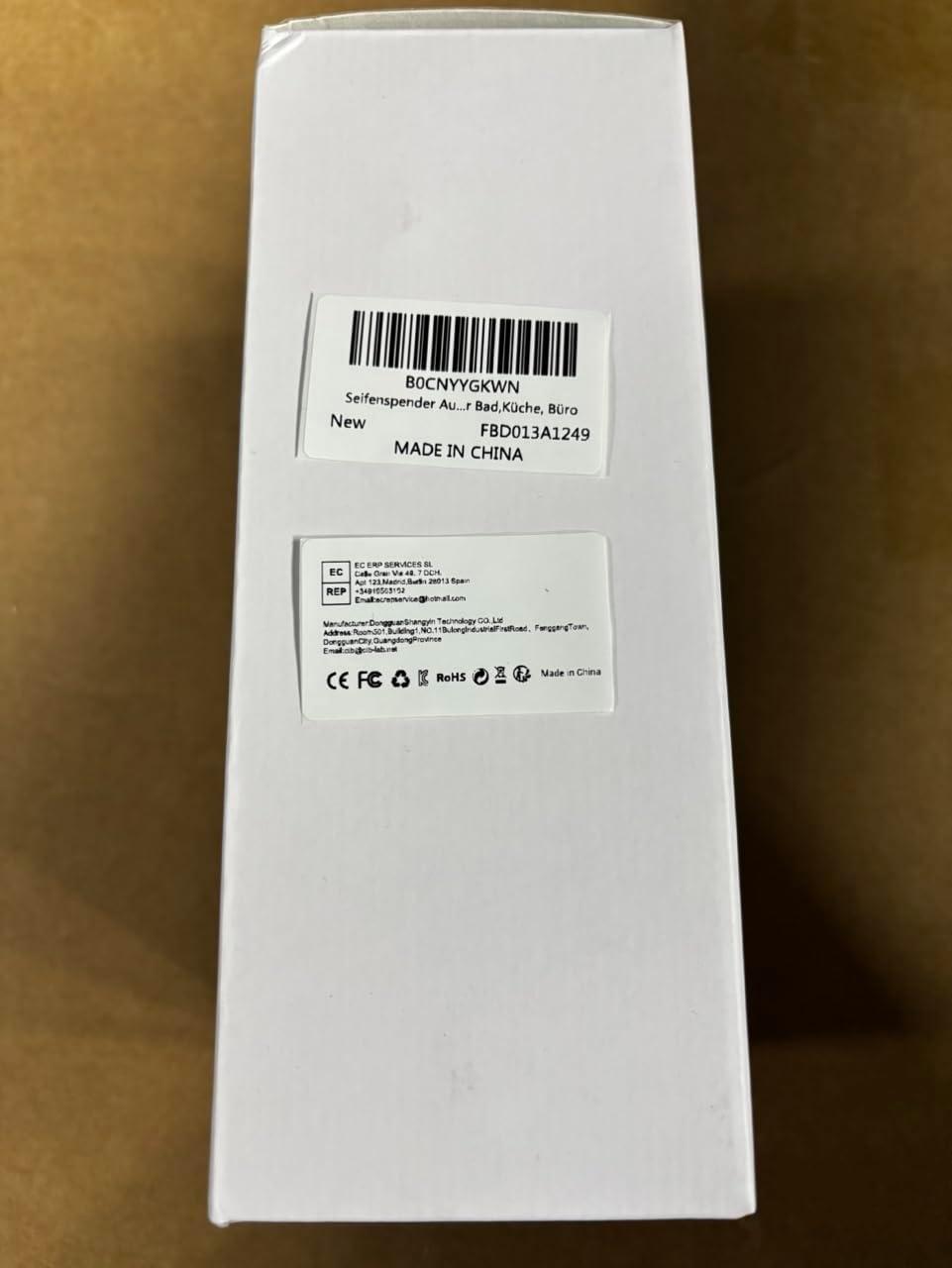 Automatic Liquid Soap Dispenser,380ml Wall Mount Touchless 4 Gear Adjustable Electric Liquid Soap Dispenser,USB Rechargeable with Sensor for Bathroom,Kitchen,Office