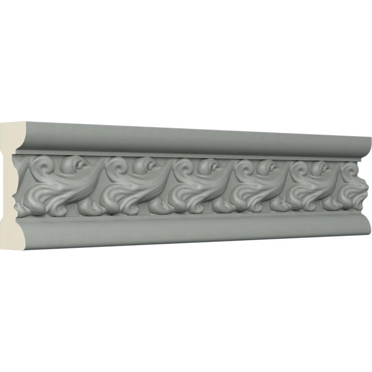 Ekena Millwork 2 1/4"H x 3/4"P x 94 1/2"L, (1 7/8" Repeat), Kinsley Chair Rail (Set of 2)