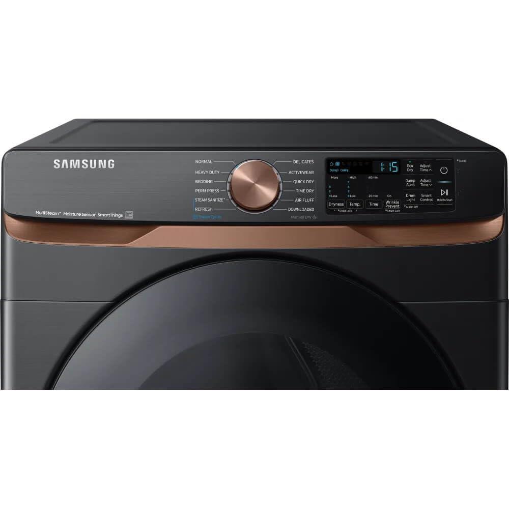 Samsung 7.5 cu. ft. Smart Electric Dryer with Steam Sanitize+ and Sensor Dry