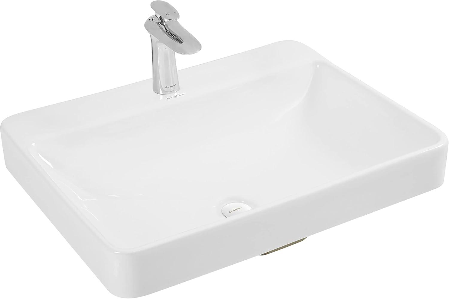 Carre Large Rectangle Vessel Sink