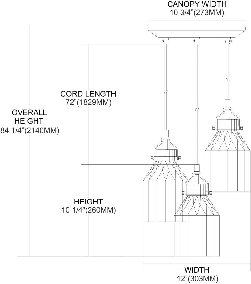 Elk Home Danica 10'' Wide 3-Light Pendant - Polished Chrome with Clear Glass