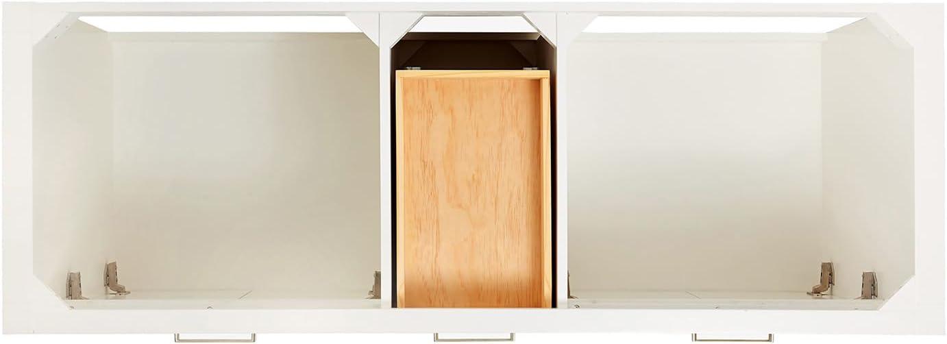 Ariel H060dcqovo Bristol 60" Free Standing Double Basin Vanity Set - White