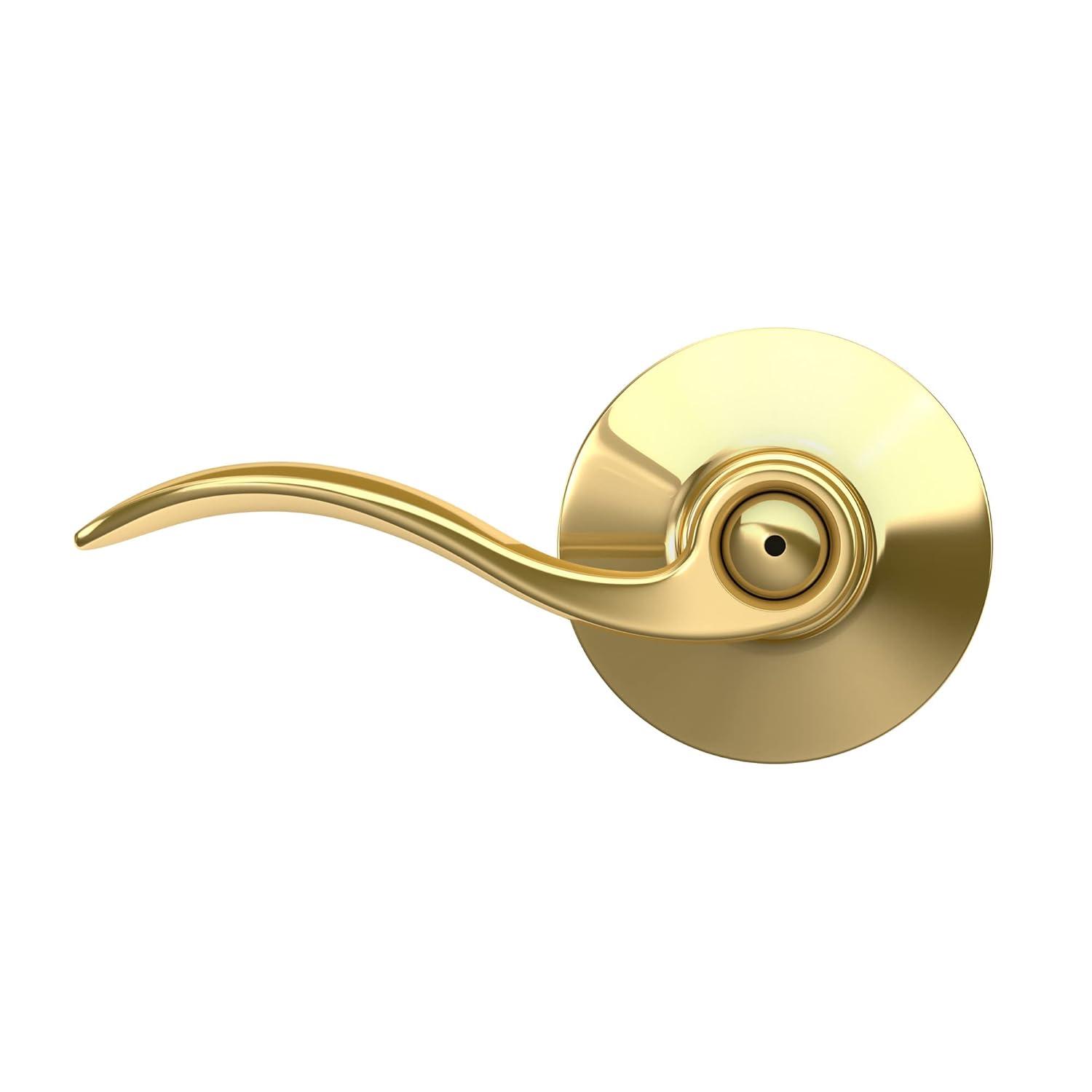 Accent Privacy Door Lever with Rosette