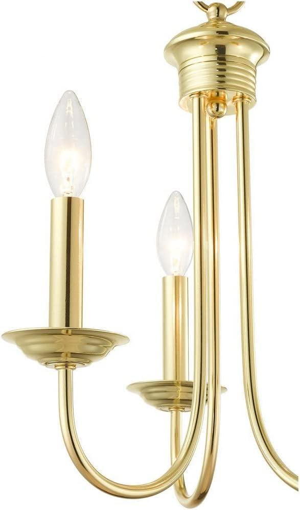 Livex Lighting 42683 Estate 3 Light 14" Wide Candle Style Chandelier - Bronze