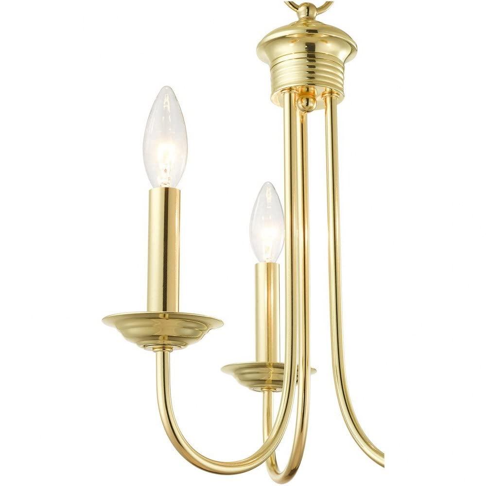 Livex Lighting Estate 3 - Light Chandelier in  Bronze
