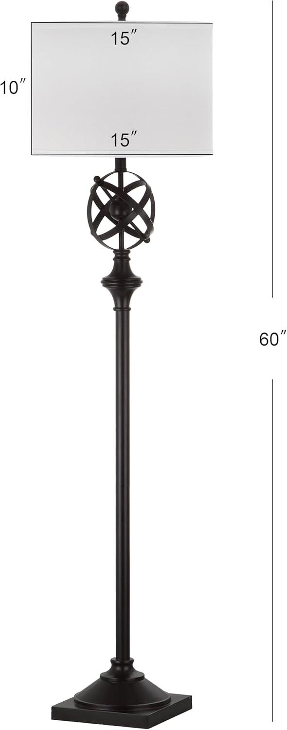 Franklin 60 Inch H Armillary Floor Lamp - Oil Rubbed Bronze (Black) - Safavieh