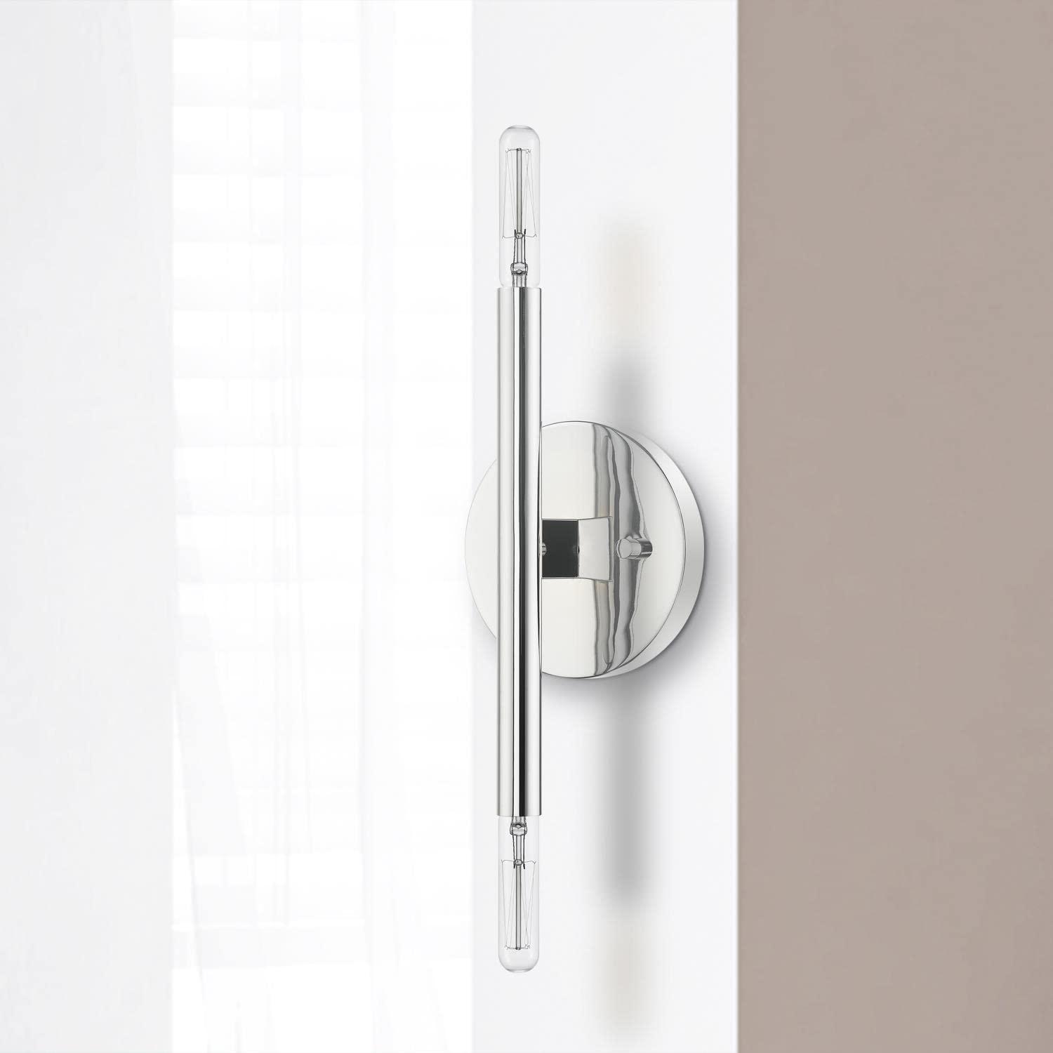 Livex Lighting Copenhagen 2 - Light Wall Light in  Polished Chrome